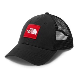 NWT The North Face Patches Trucker Hat in TNF Black & TNF Red Unisex